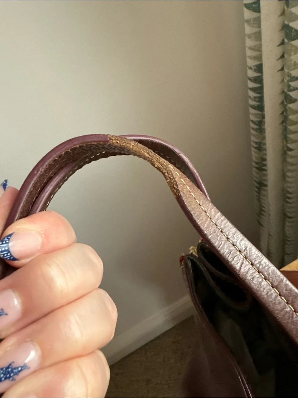 Dooney & Bourke Brown Florentine Large Zip Barlow